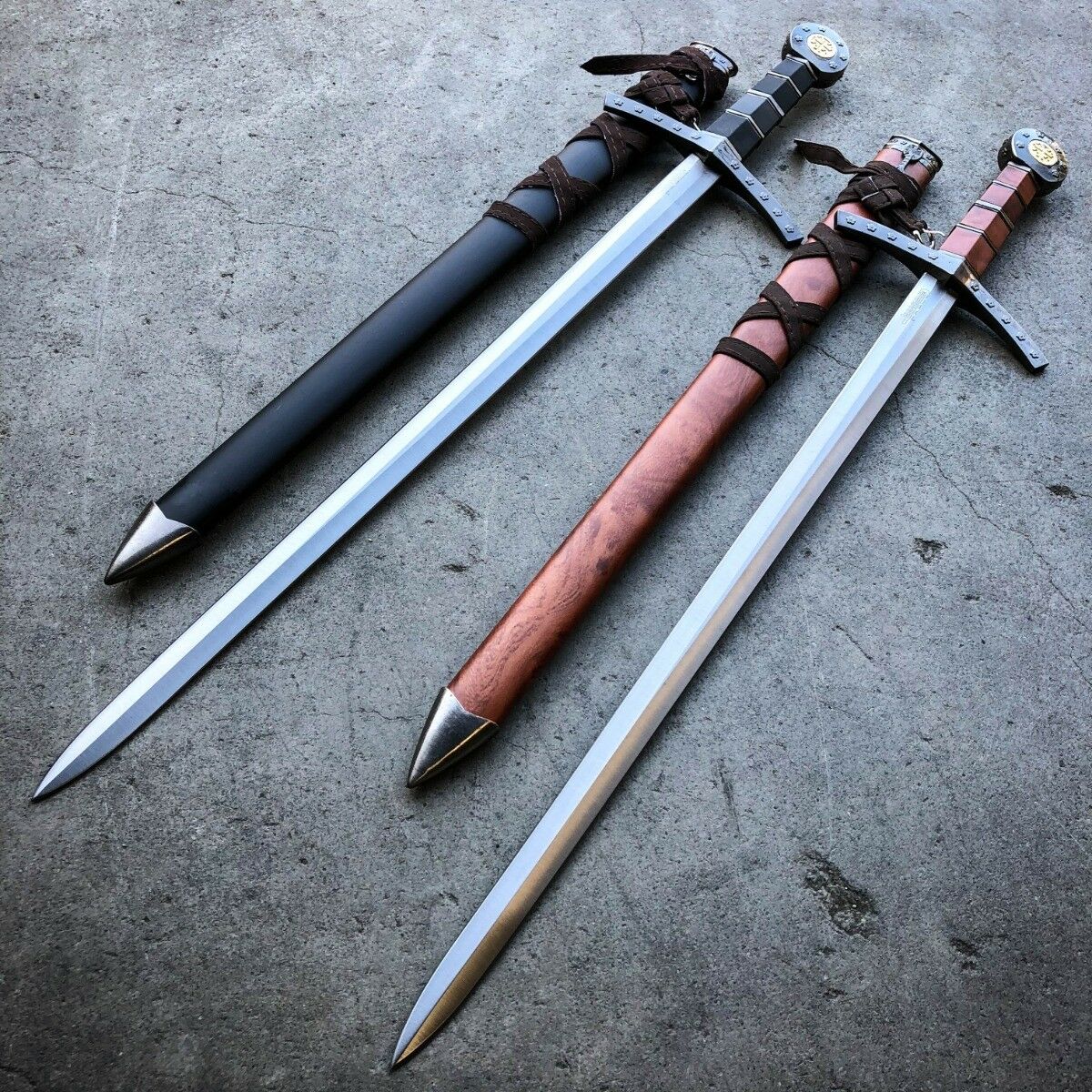 23" King Arthur Fantasy Excalibur Crusader Medieval Sword Historical Blade Knife