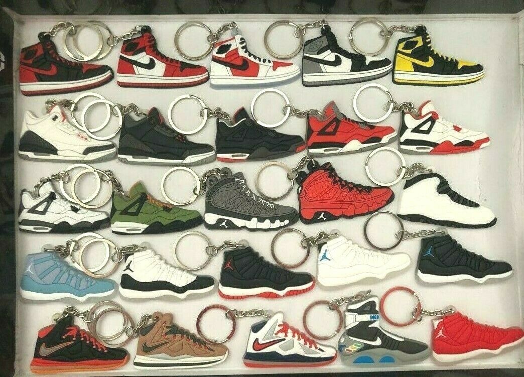 Nike Air Jordan Sneaker Keychains
