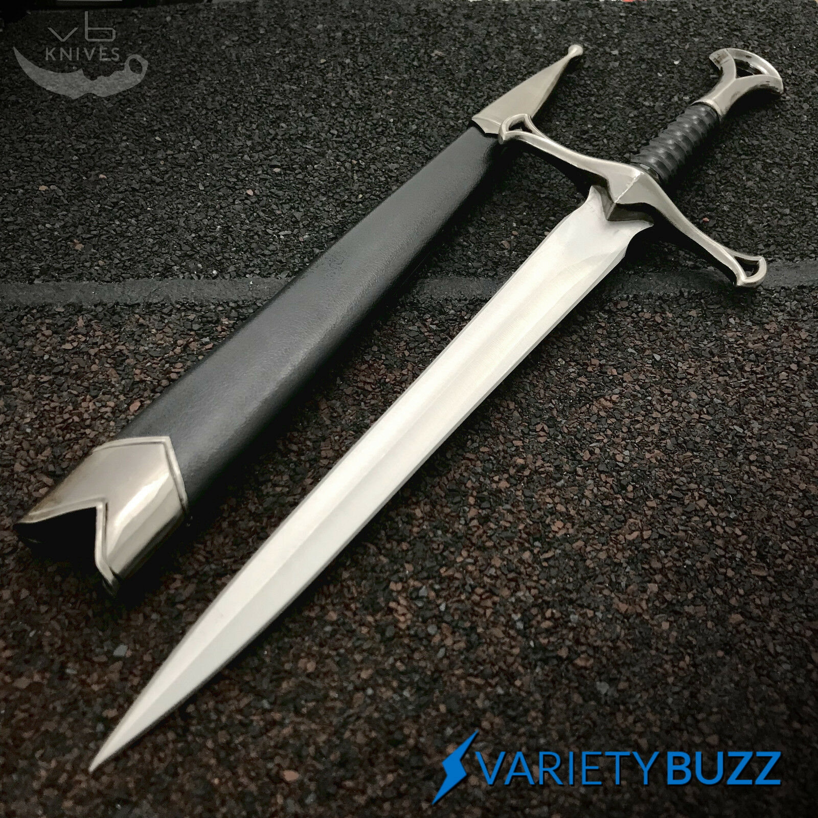13.5" King Arthur Medieval Historical Short Sword Dagger Knife Scabbard + Sheath
